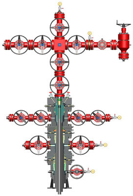 качество  API 6A Anti Corrosion Wellhead And Christmas Tree 3 1/8" 5000PSI фабрика