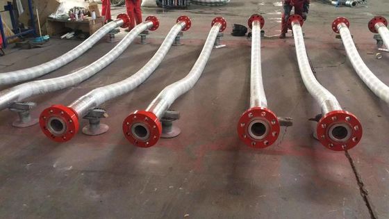 3 1/8" служило фланцем шланг 5000 Psi Coflexip с крышкой нержавеющей стали защитной гибкой