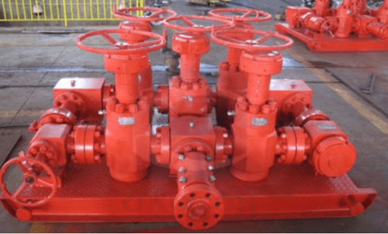 Нефтяные скважины испытания удушающий манифолт с 3000psi контроля давления и API 16C стандарт