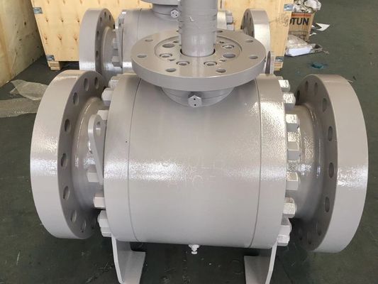 Управление воздухом или гидравлическое управление ASME B16.34 Материал Гидравлический шаровой клапан для дивертера 12&quot; класс 300/600/900 -46-250C